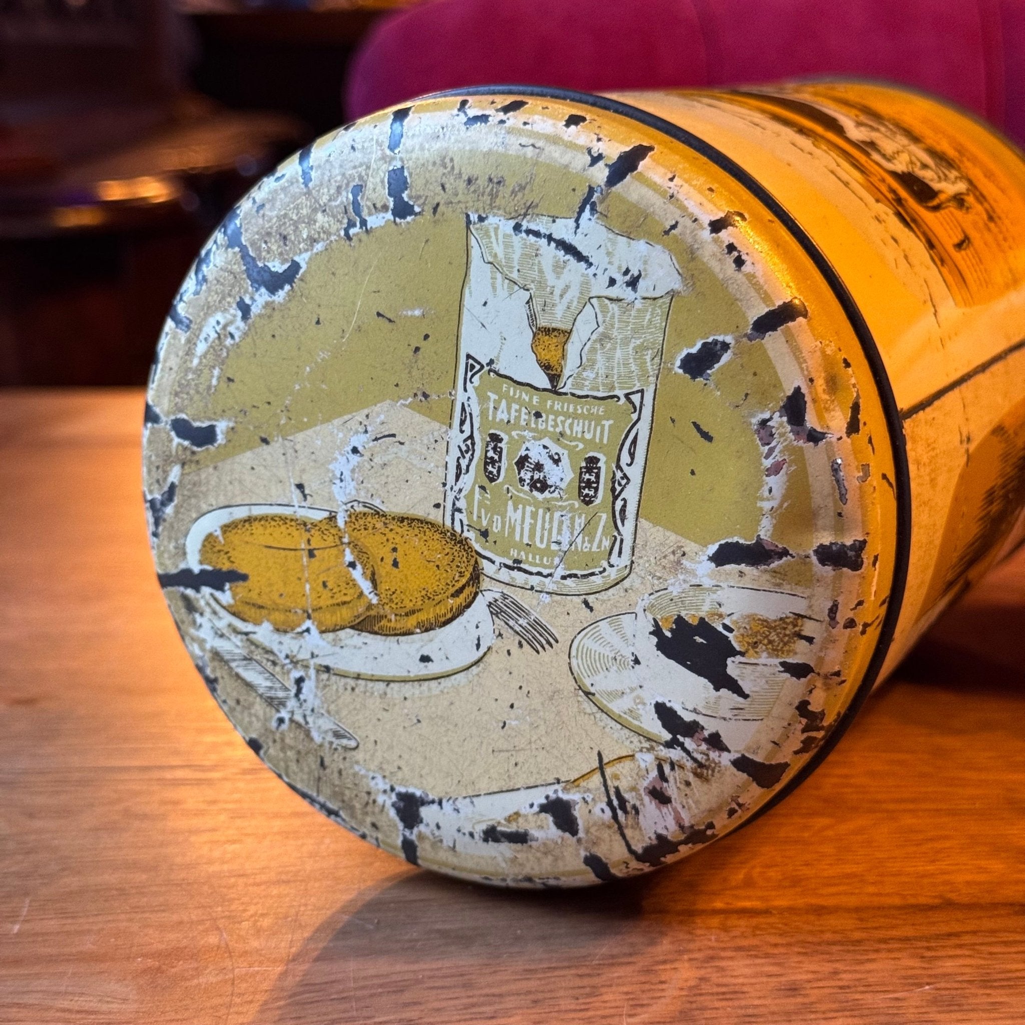 Vintage Beschuitbus Van der Meulen - Hallum (Friesland) - Kip & Boer - The Collectionist